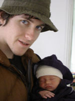 Eliot and Josh go for a walk