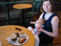 Eliot and Jessa at Merchant's in Walla Walla